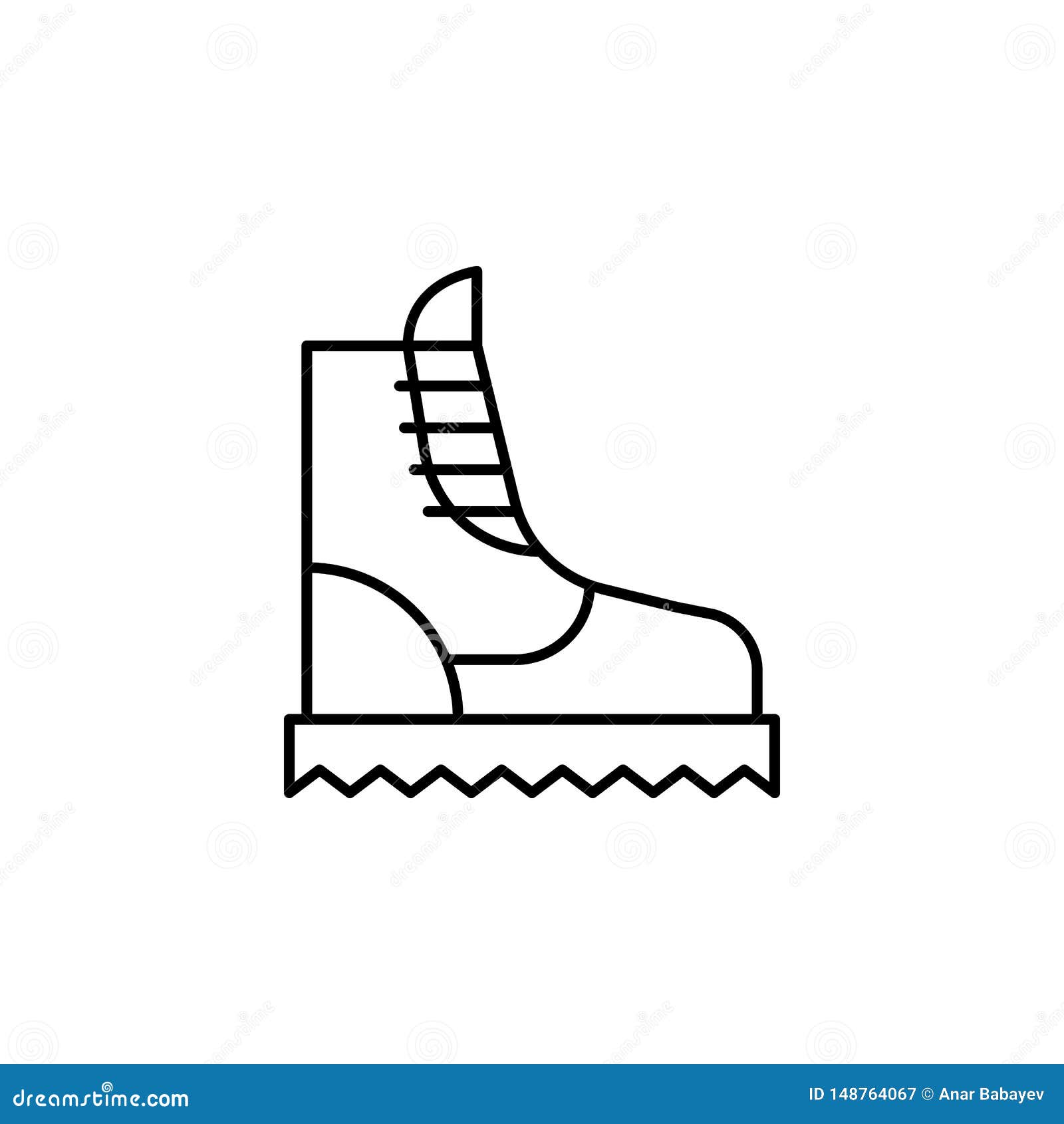 Travel Boot Outline Icon. Elements of Travel Illustration Icon Stock ...