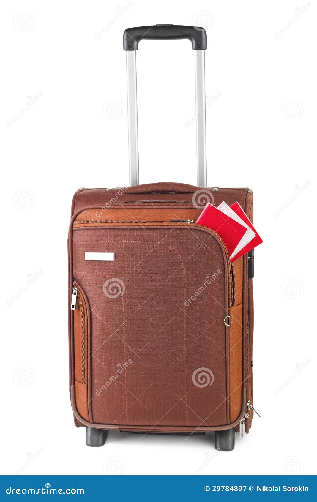 Travel Case, Passport and Ticket Stock Image Image of tourist, case