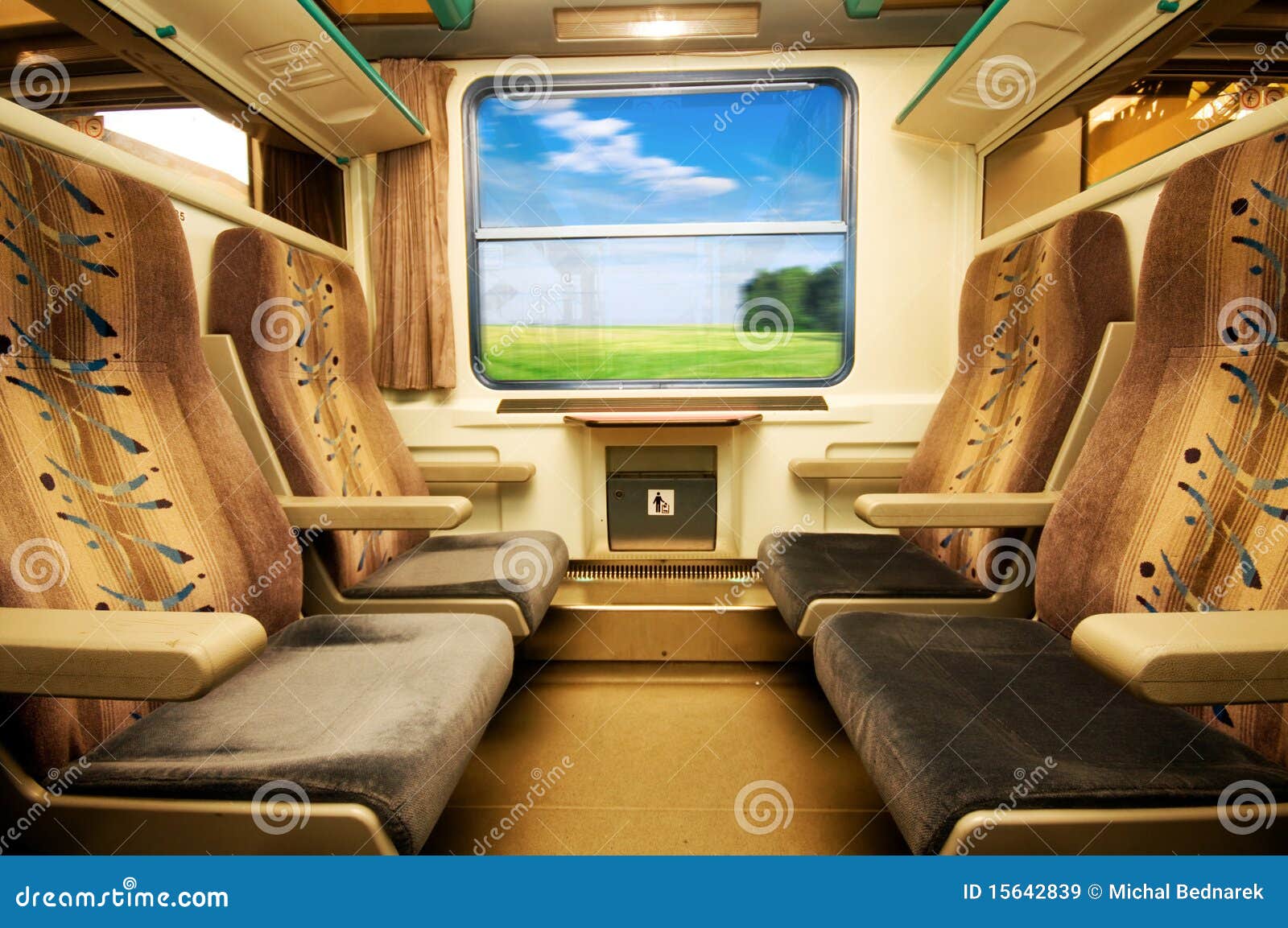 travel in comfortable train.