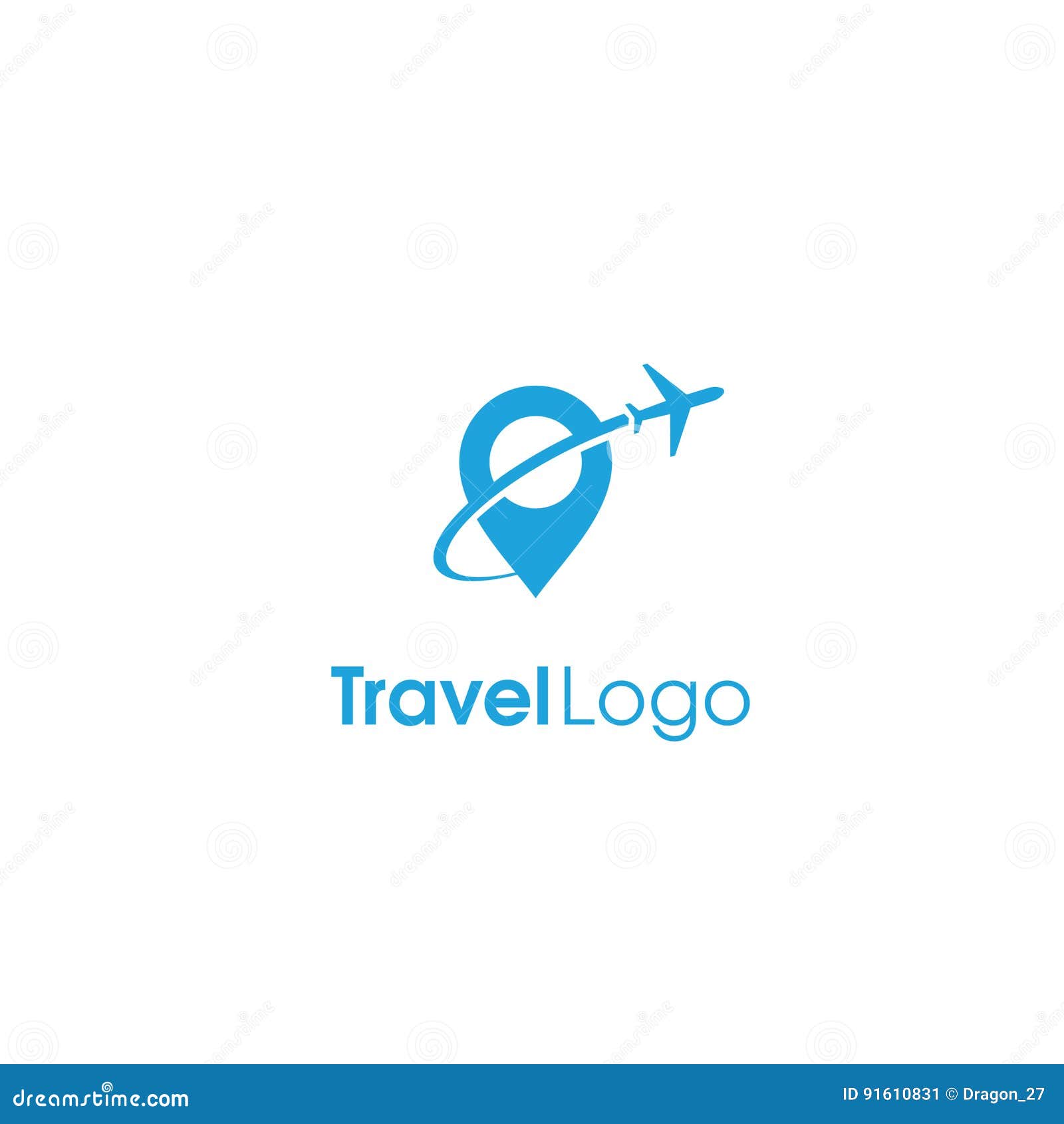 Travel Company Logo Template. Vector Illustration. Stock Vector ...