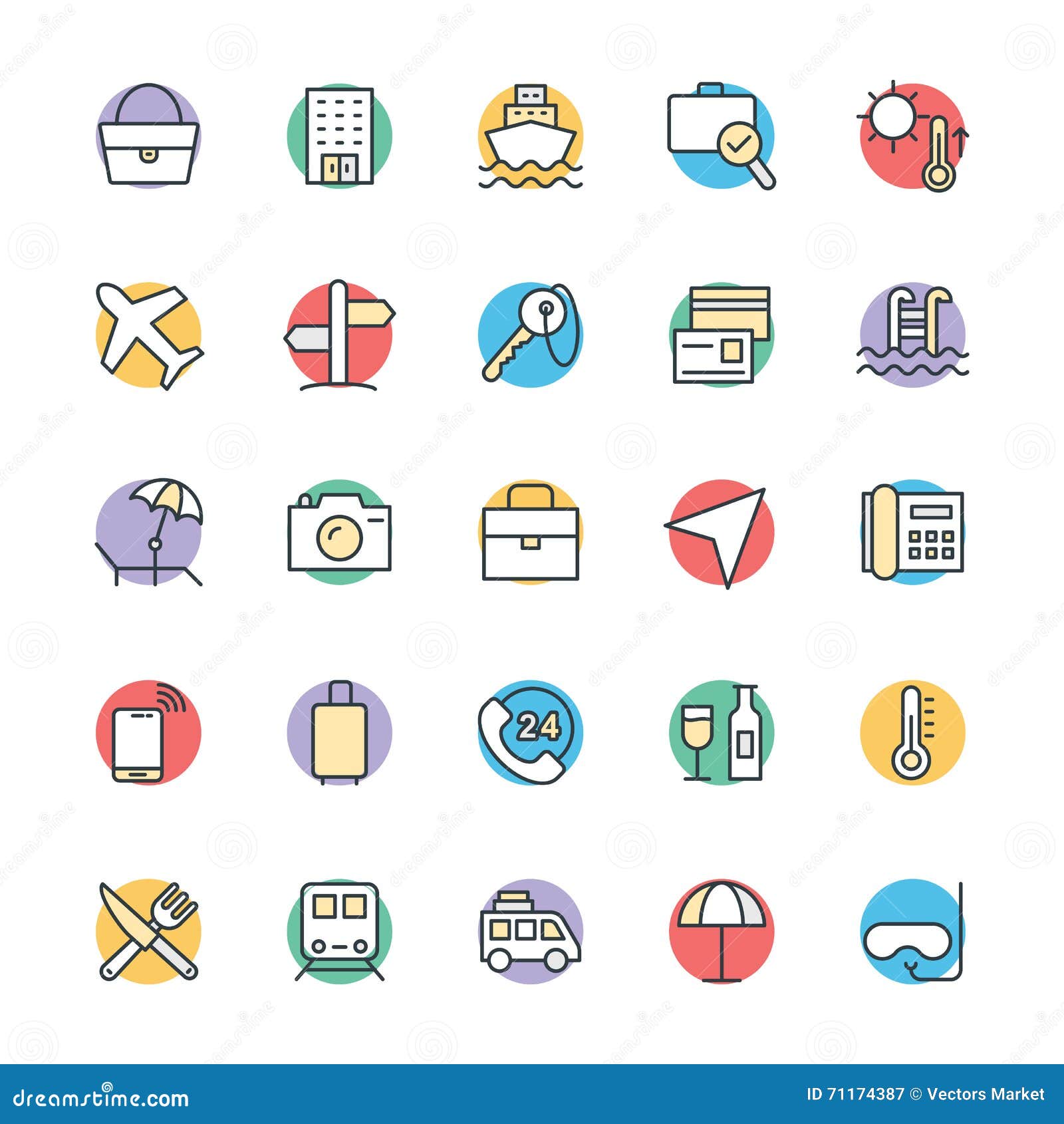 Download Travel Cool Vector Icons 1 stock illustration ...