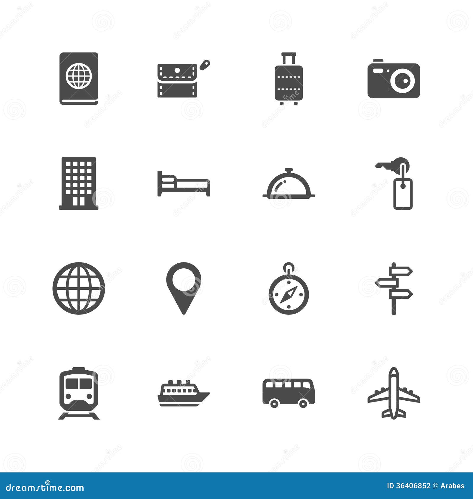 Car - Travel, Hotels & Holidays Icons