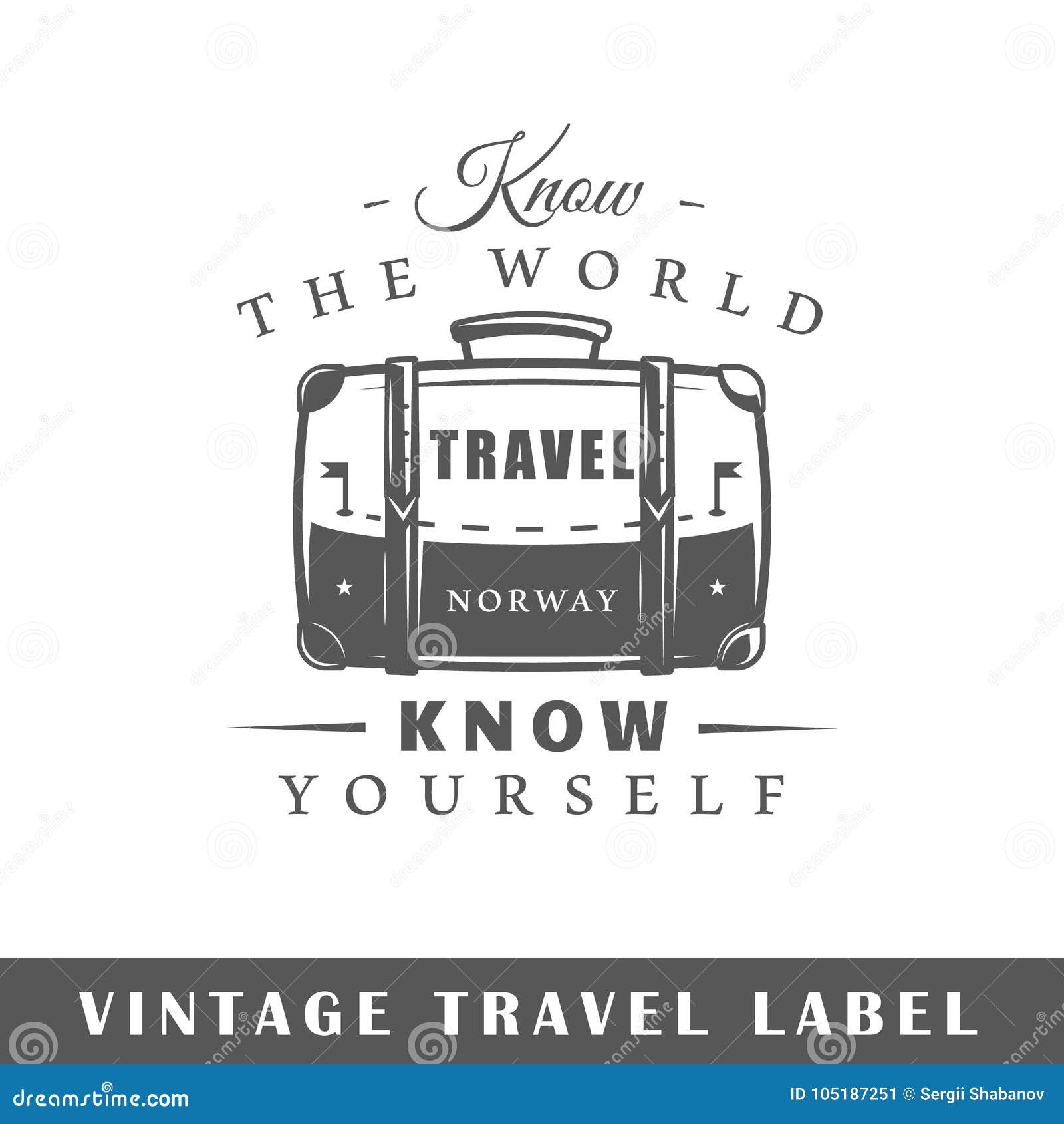 travel map label
