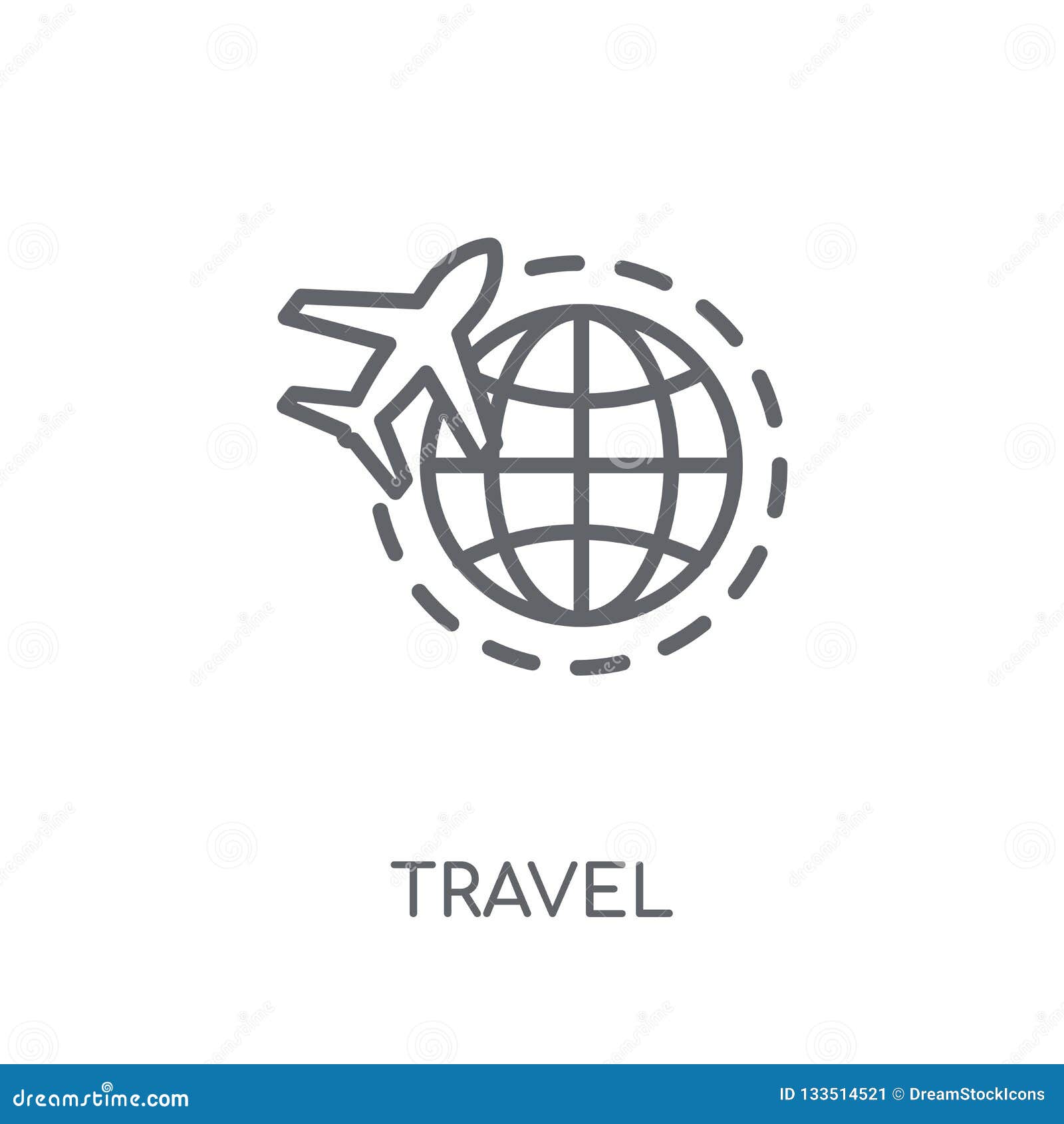 travel logo black and white