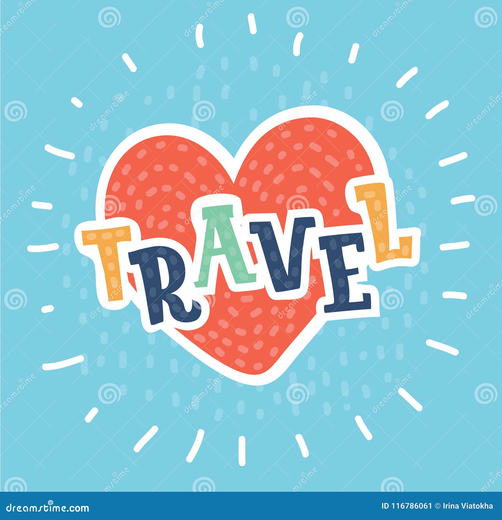 travel love heart