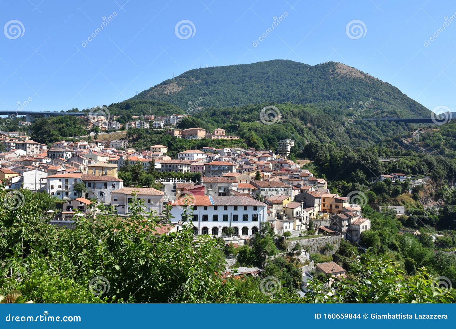 The Medieval Village of Lagonegro in the Basilicata Region, Italy ...