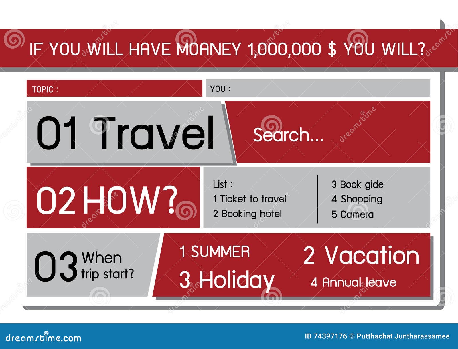 Travel plan stock illustration. Illustration of leaflet 74397176