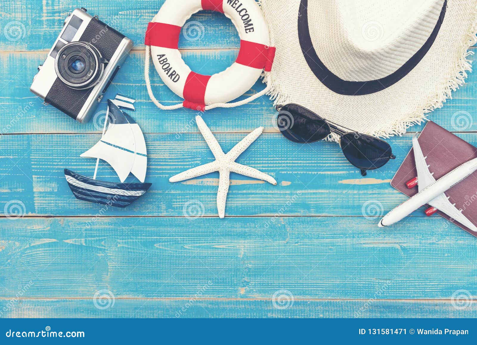 Travel Plan Trip. Top View Traveler Planning Trip Stock Image - Image ...