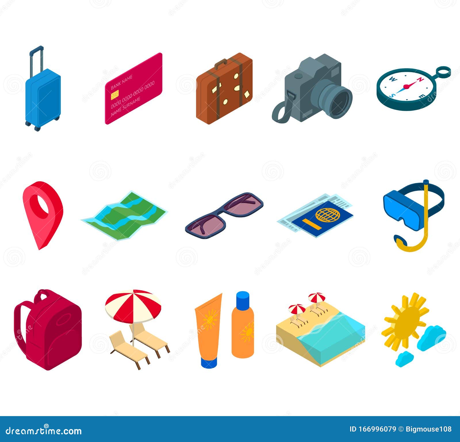 travel icon 3d