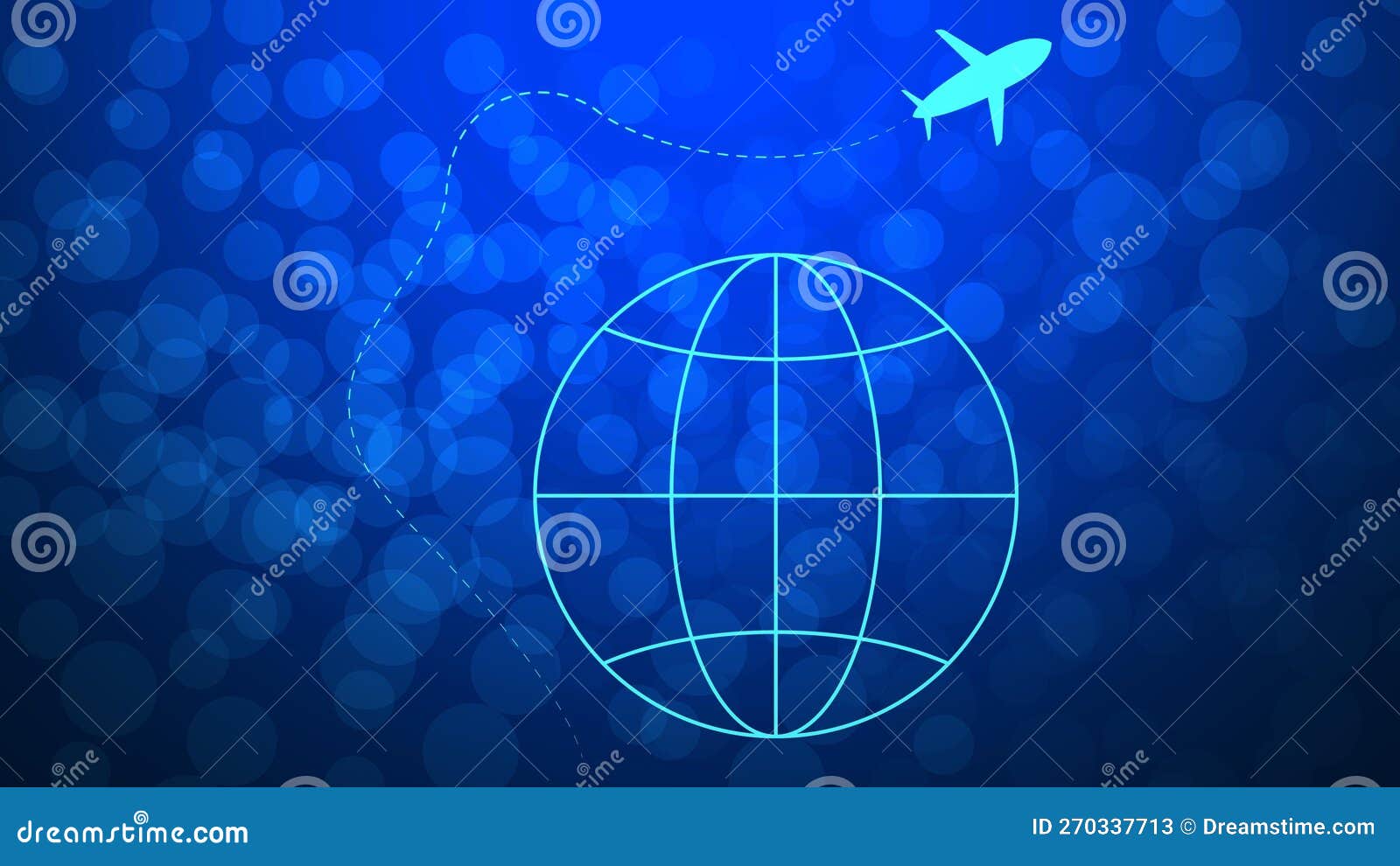 Travel Time, Travel Insurance or Travel Agency Background Stock Vector ...