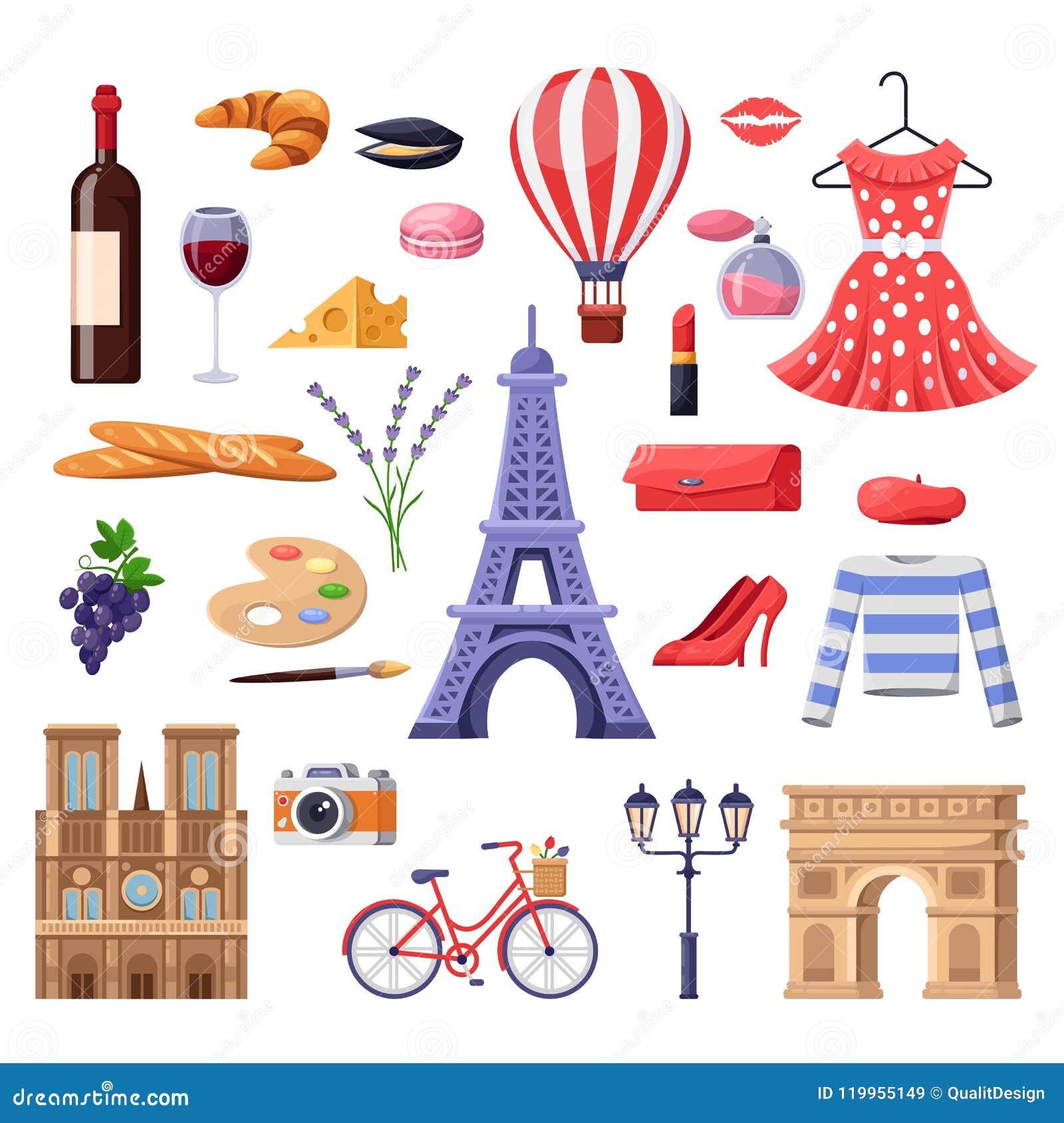 France. Cartoon Vector | CartoonDealer.com #42956763