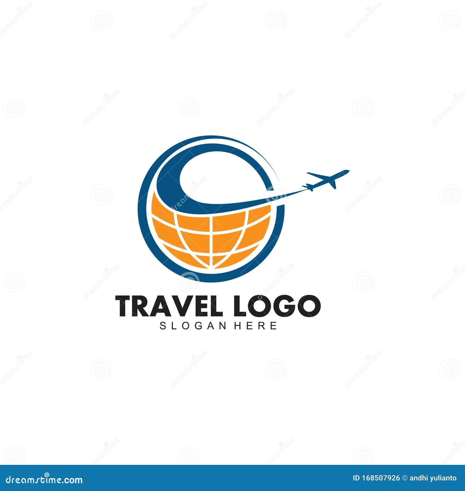 Travel and Tour Global Around the World Transportation Company Vector ...