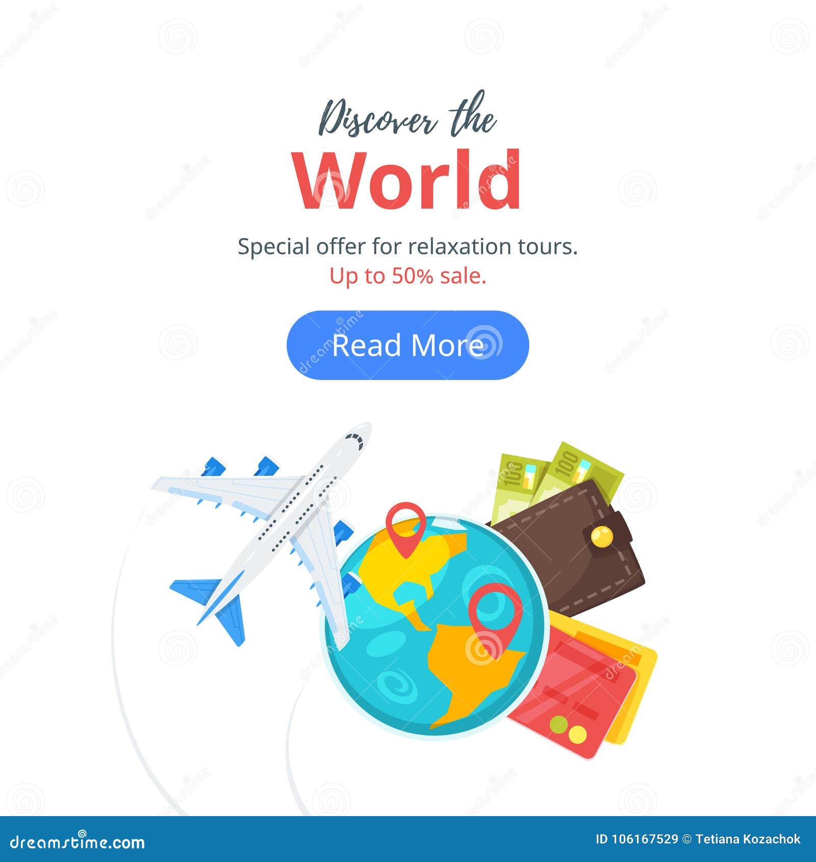 travel advertisement vector