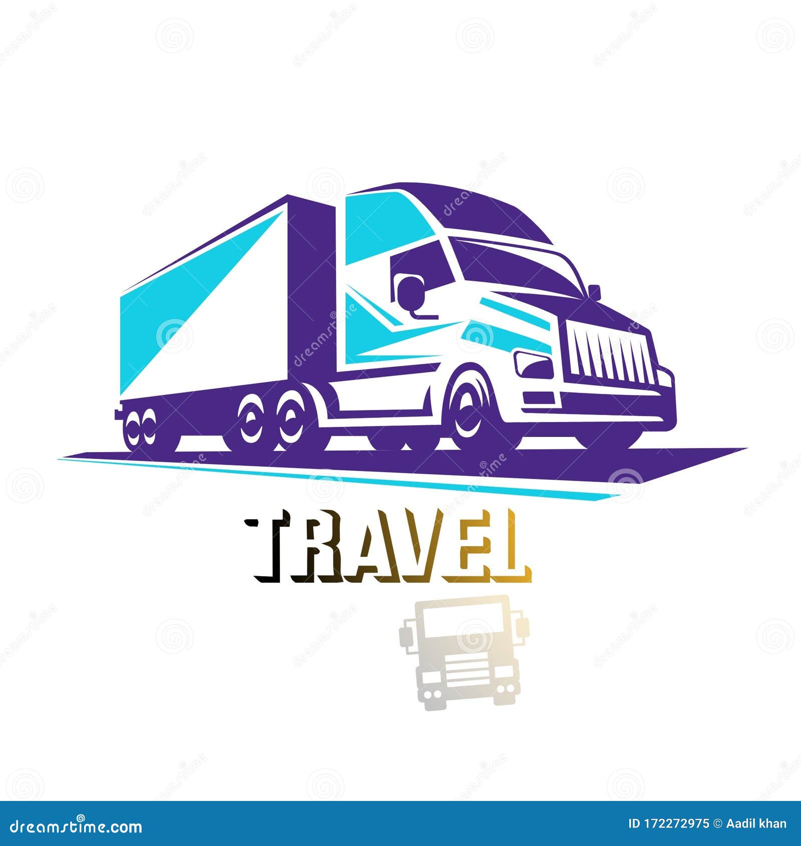 Travel Transport Logo Creation Stock Image - Image of truking, motor ...