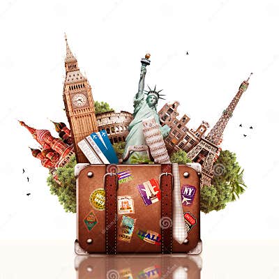 Travel stock illustration. Illustration of america, tower - 35303637