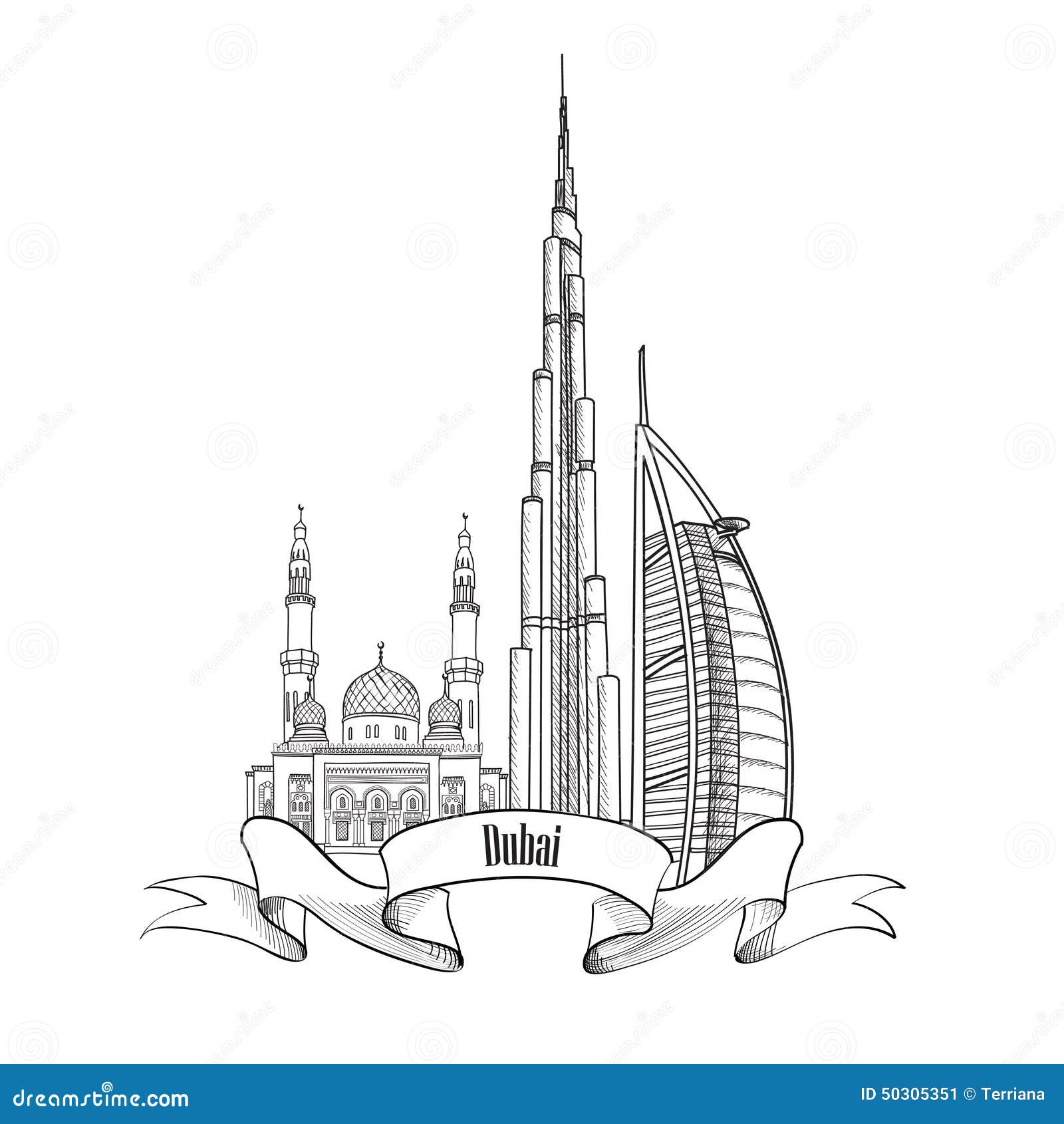 Uae Skyline Sketch Images  Browse 531 Stock Photos Vectors and Video   Adobe Stock