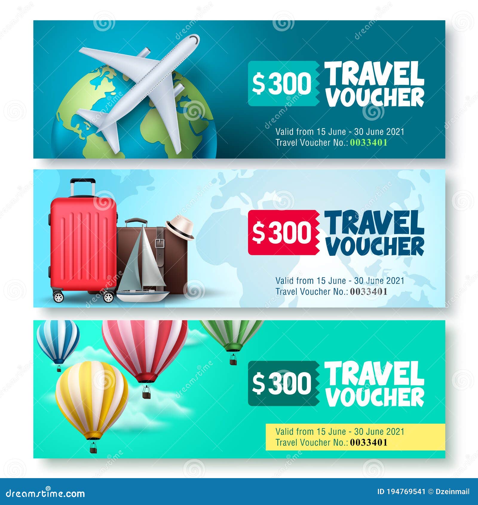 Travel Voucher Template Vector Set. Travel and Tour Gift Voucher Pertaining To Free Travel Gift Certificate Template