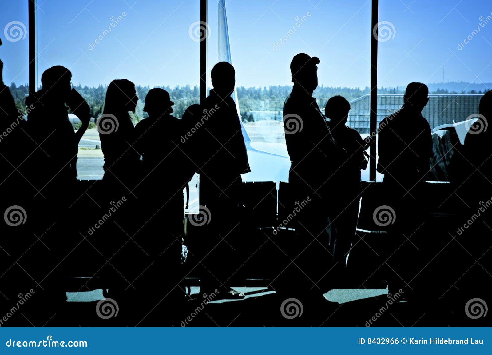 travelers at airport