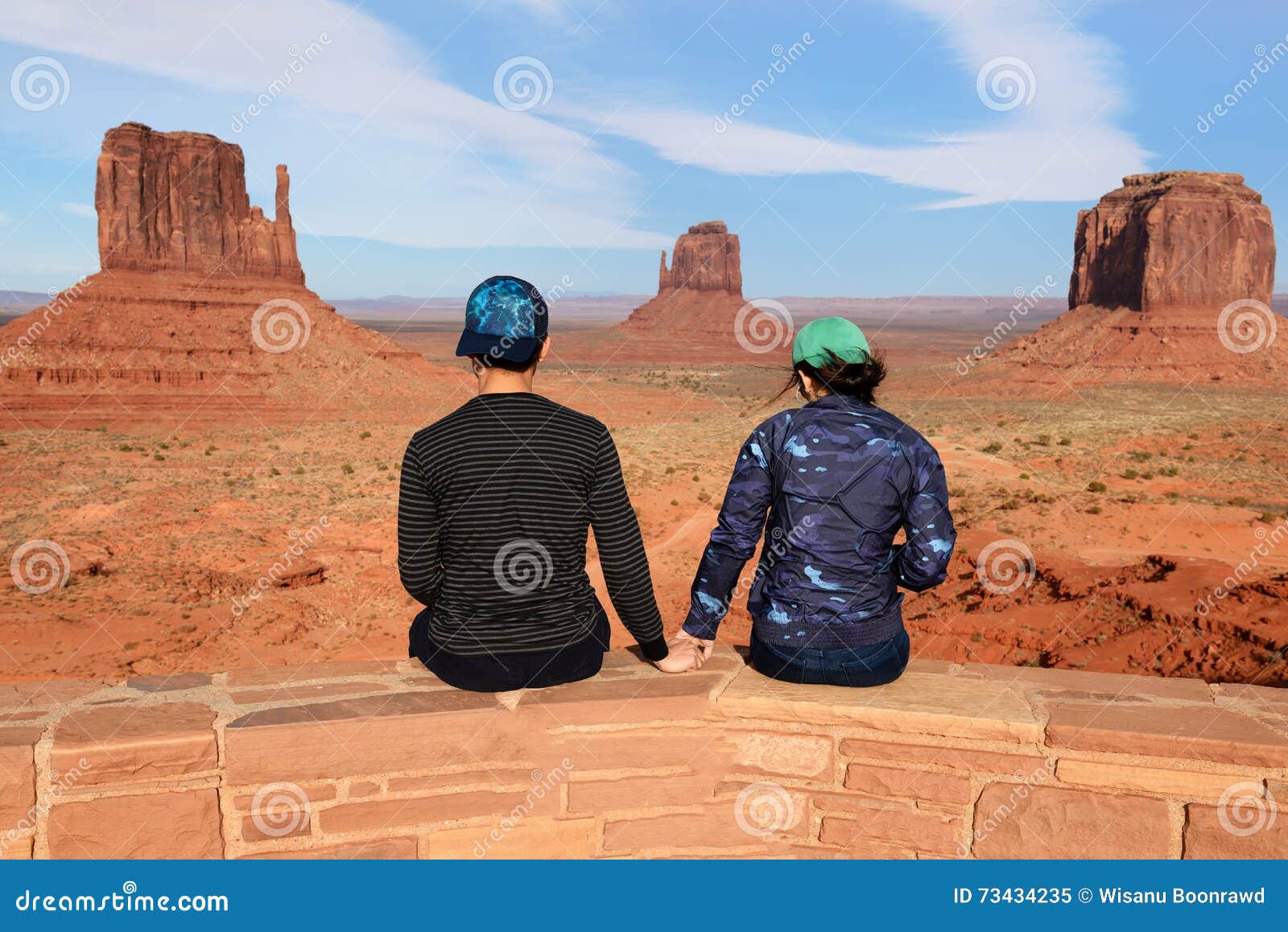 Travelers Taking Picture with Famous Travel Spot Stock Image - Image of