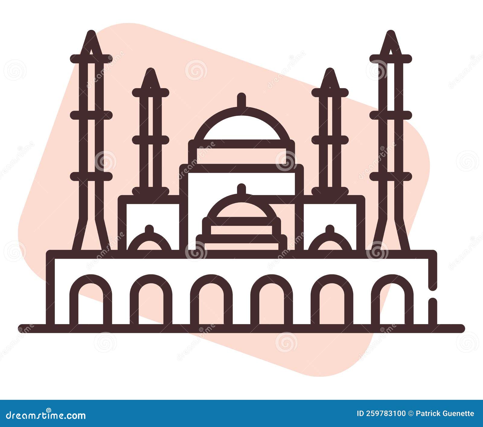 Traveling Istambul, icon stock vector. Illustration of cityscape