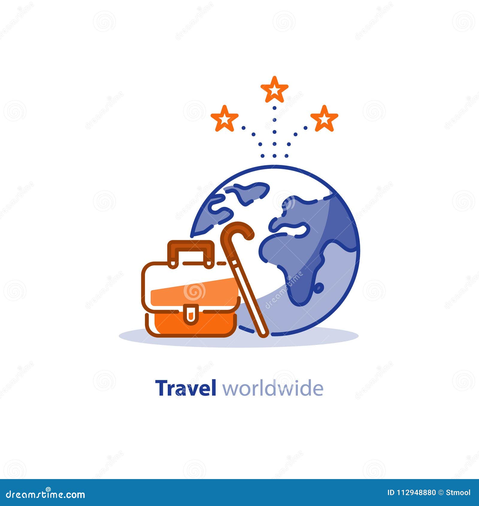 Download Travel Around The World Concept, Tourism Services, Bag And ...