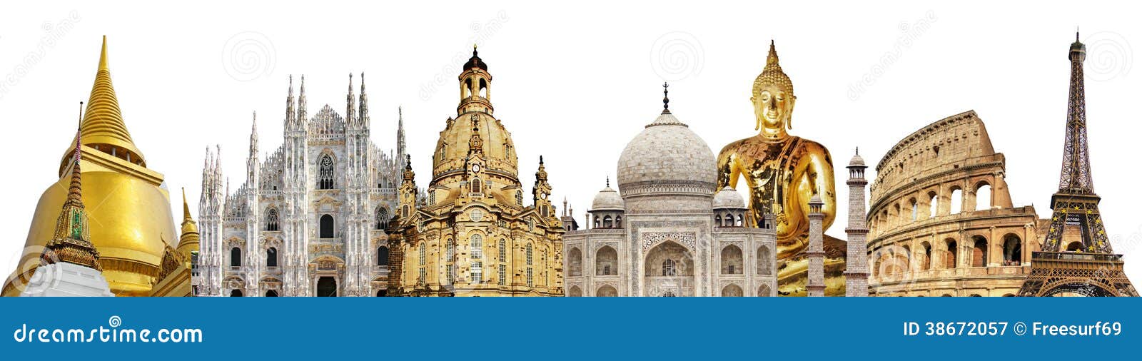 travelling  - world famous landmarks