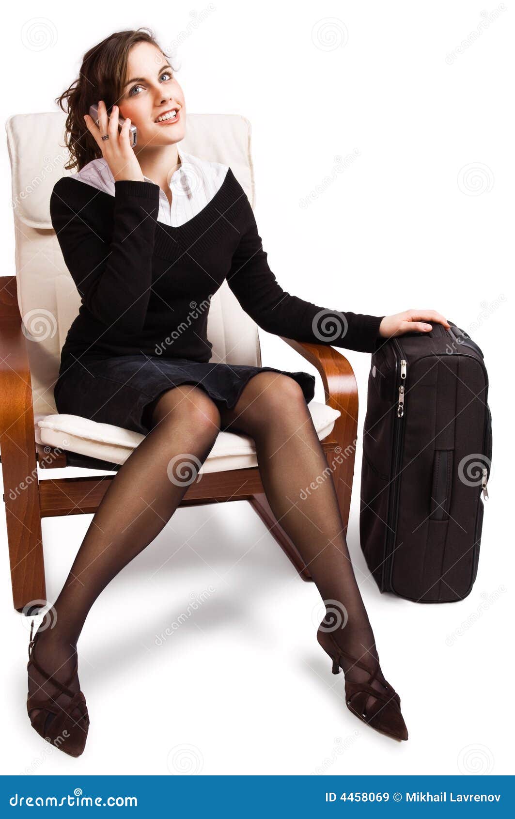 Travelling girl stock image. Image of travel, phone, woman - 4458069