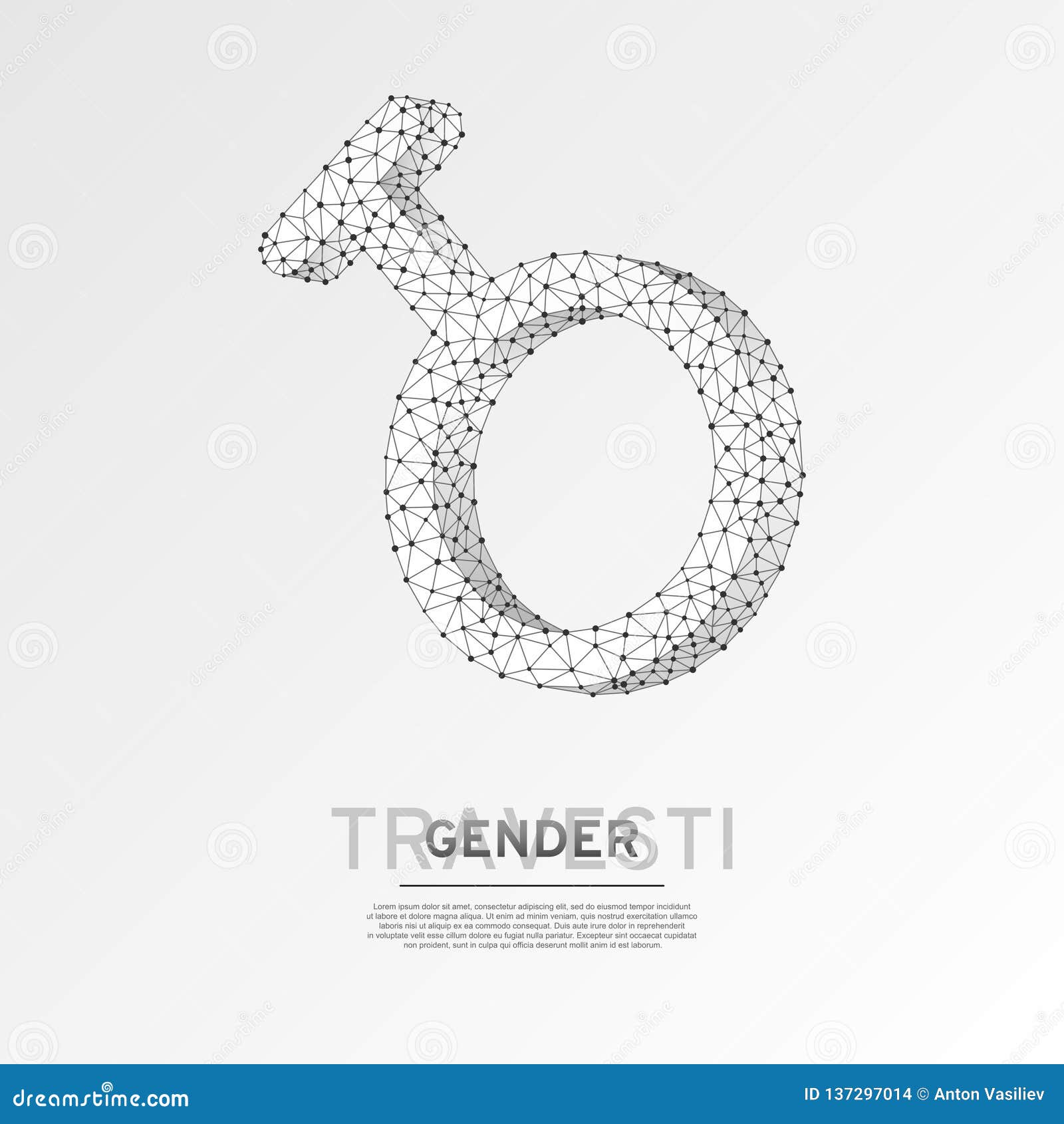 travesti gender  wireframe digital 3d  low poly people identity abstract  polygonal origami lgbt