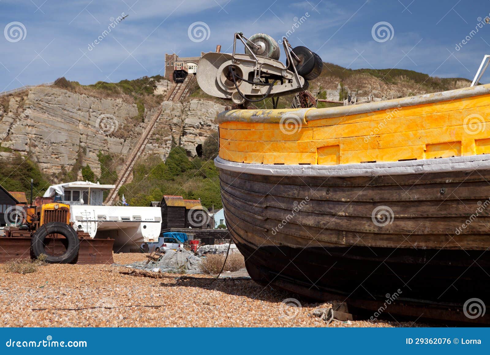 Trawler hastings fishing stock photo. Image of england 29362076