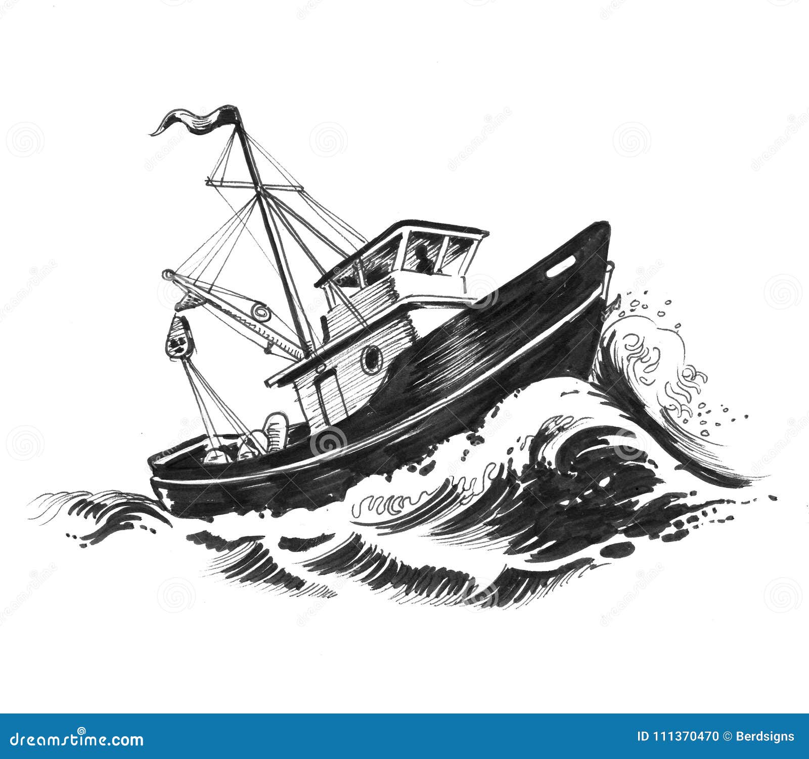 Small Trawler Stock Illustrations – 122 Small Trawler Stock Illustrations,  Vectors & Clipart - Dreamstime