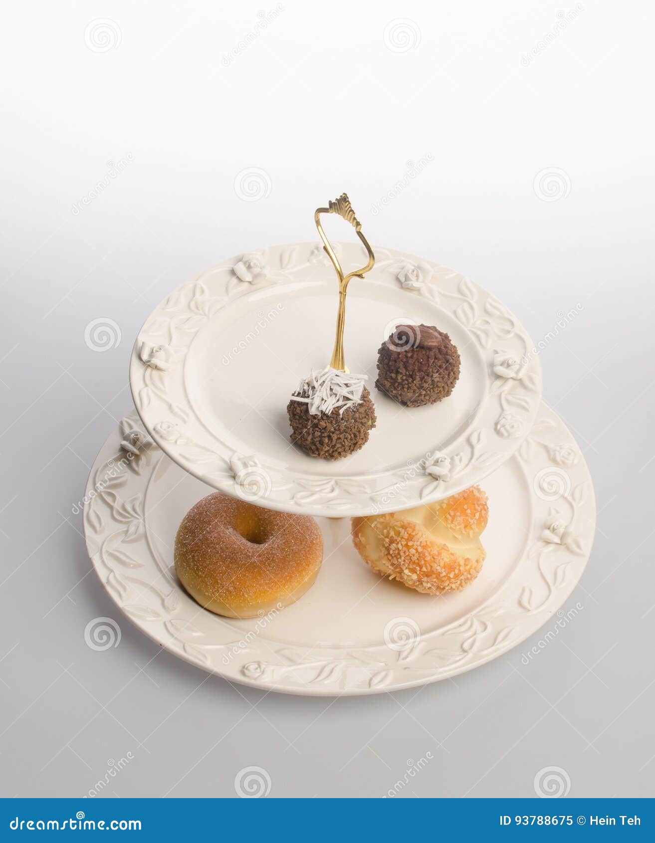 Tray or Serving Tray with Dessert on Background. Stock Image Image of