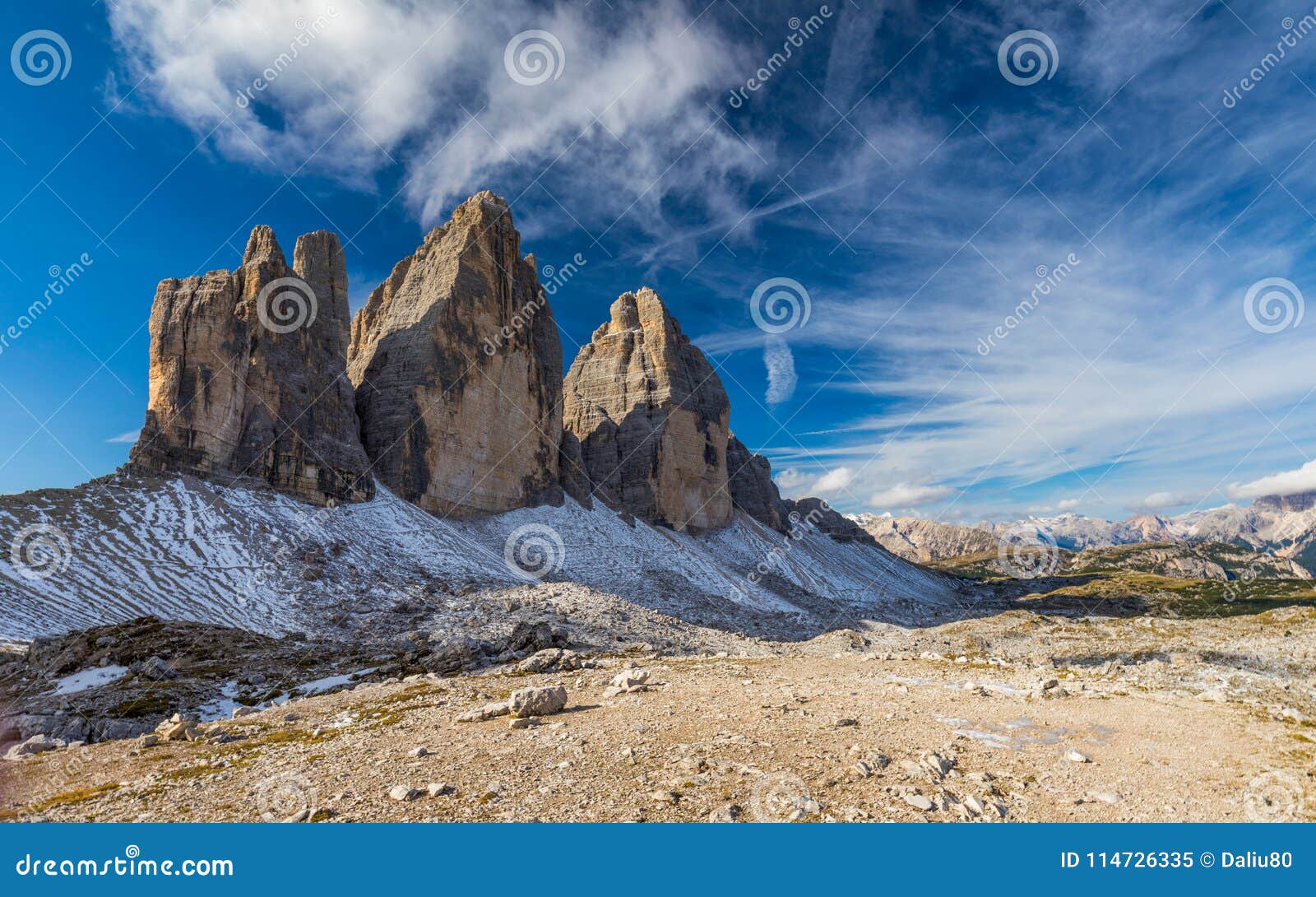 tre cime di laveredo, three spectacular mountain peaks in tre ci