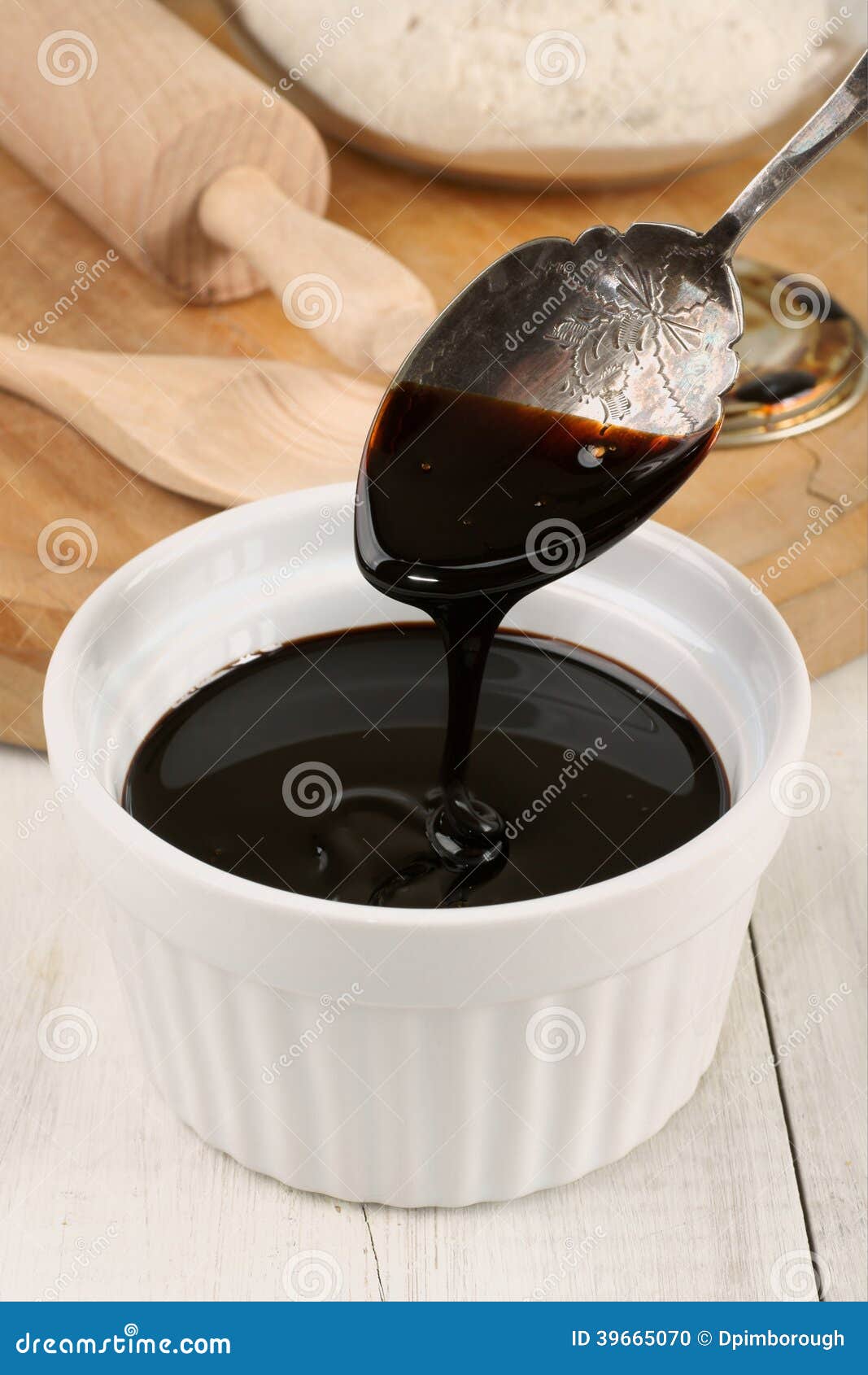 Black Treacle or molasses stock photo. Image of sugar 39665070