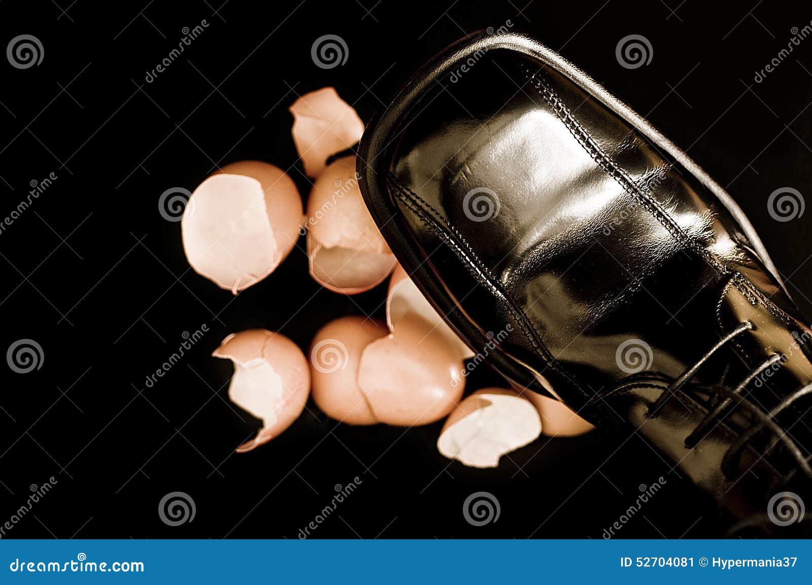 Treading on eggshells stock image. Image of fragile, fear 52704081