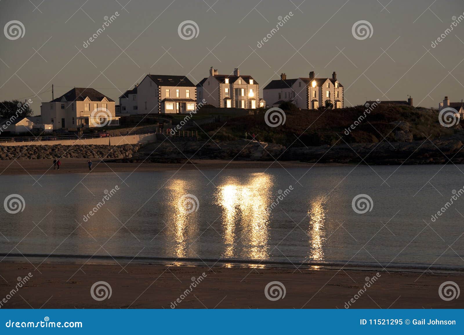 Trearddur Bay stock image. Image of coastline, welsh 11521295