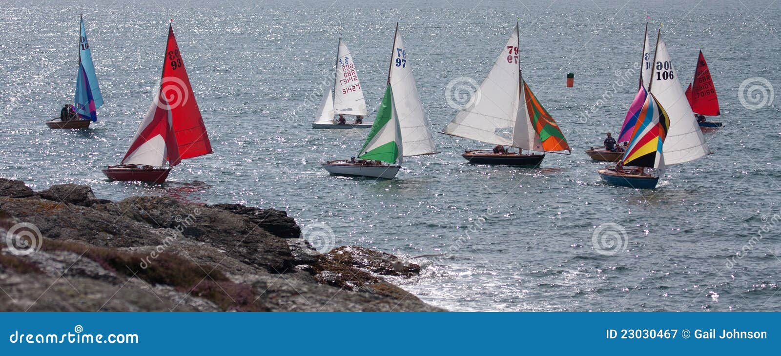 Trearddur Bay sailing Club editorial photography. Image of sail 23030467