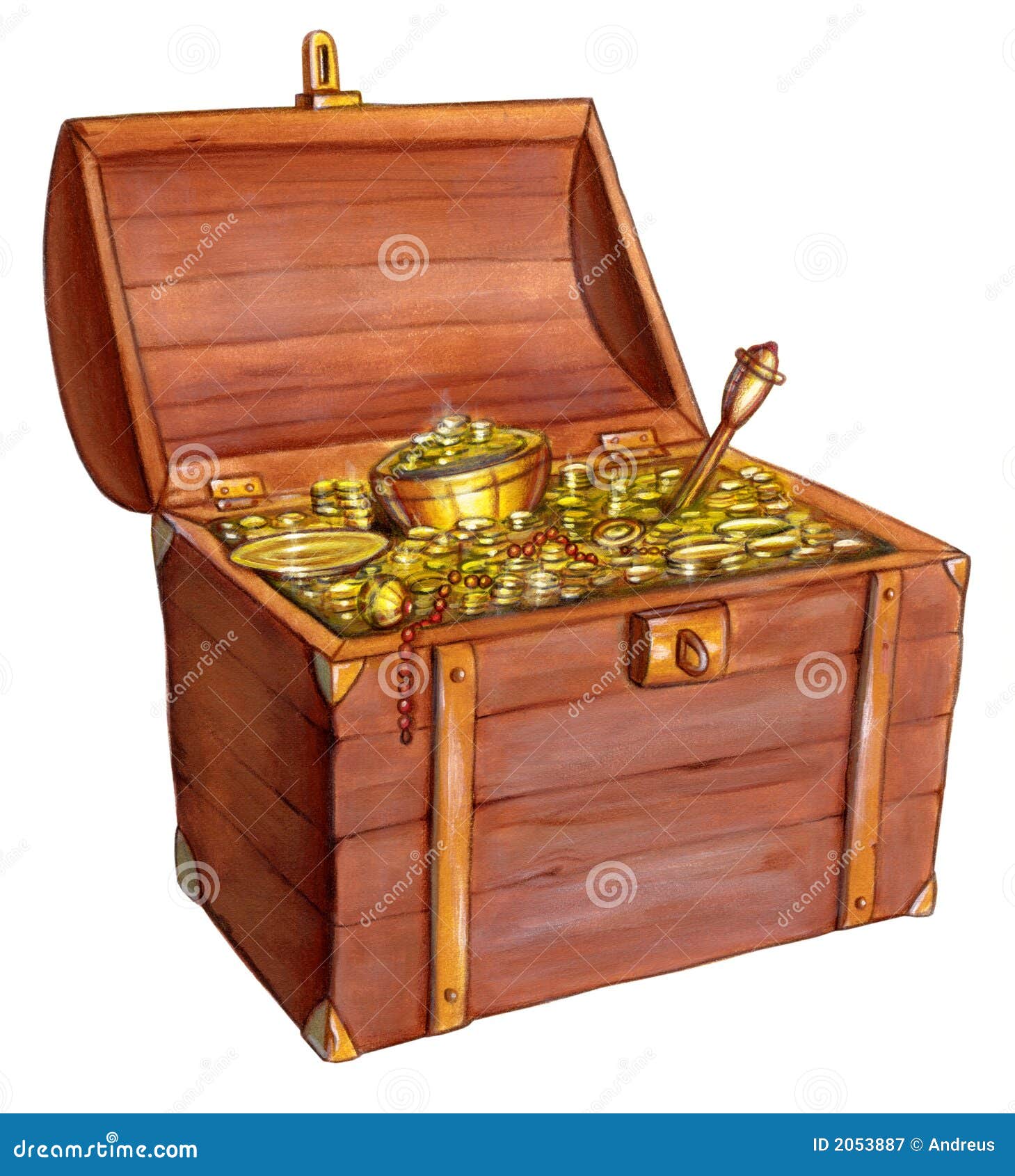 Treasure Chest Royalty Free Stock Photography - Image: 2053887