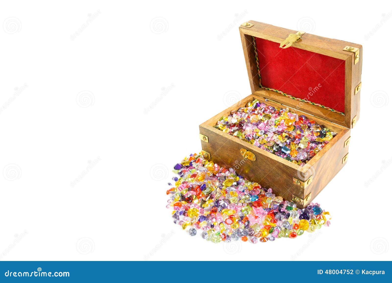 Treasure Chest stock photo. Image of copy, background 48004752