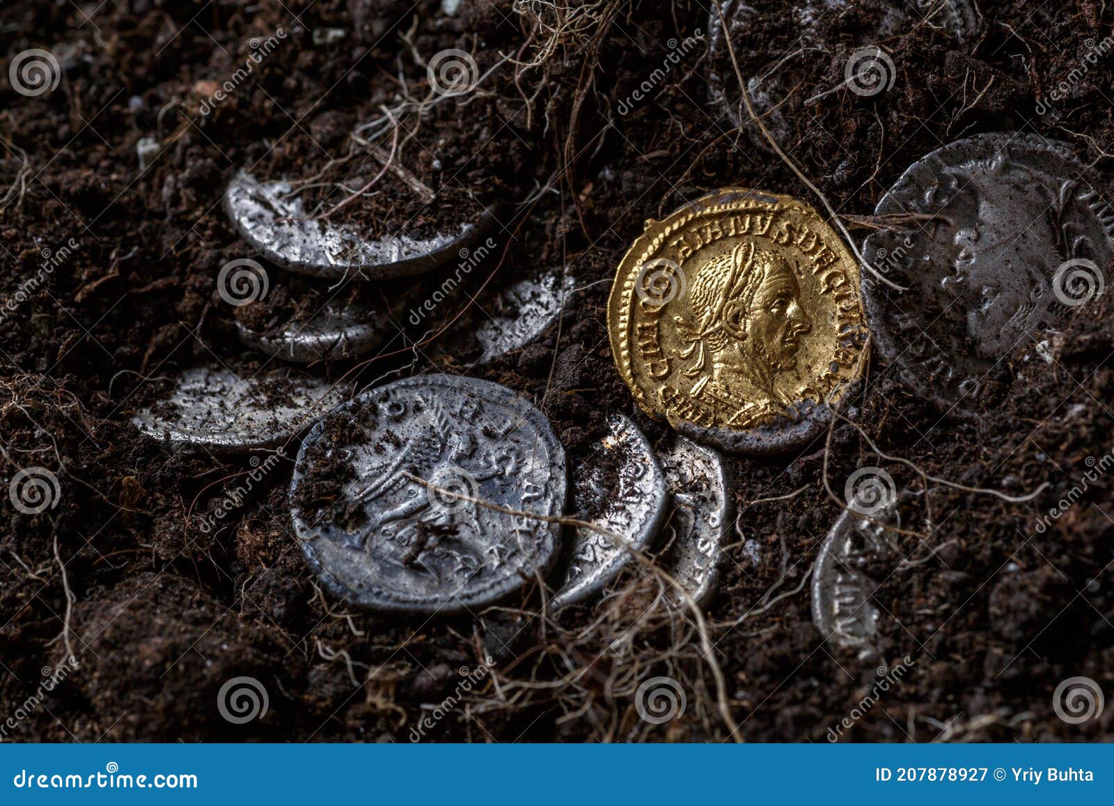 A Treasure of Roman Gold and Silver Decius. AD 249-251. AV  Coin of the Roman Empire Stock Image Image of coinage,  empire: 207878927