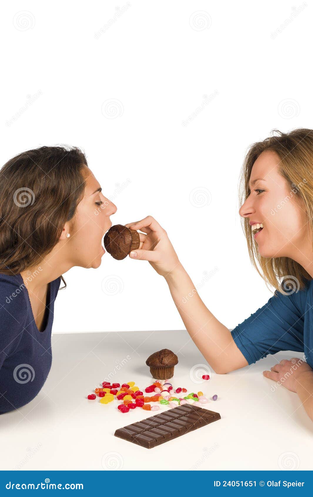 Treat stock image Image of feed sweets brunette blond 24051651 Treat stock image Image of feed sweets brunette blond 24051651