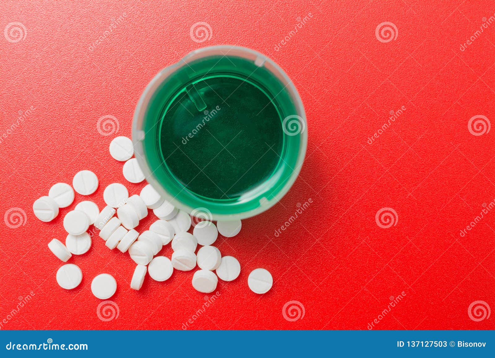 Treatment of a cold stock image. Image of remedy, pill 137127503