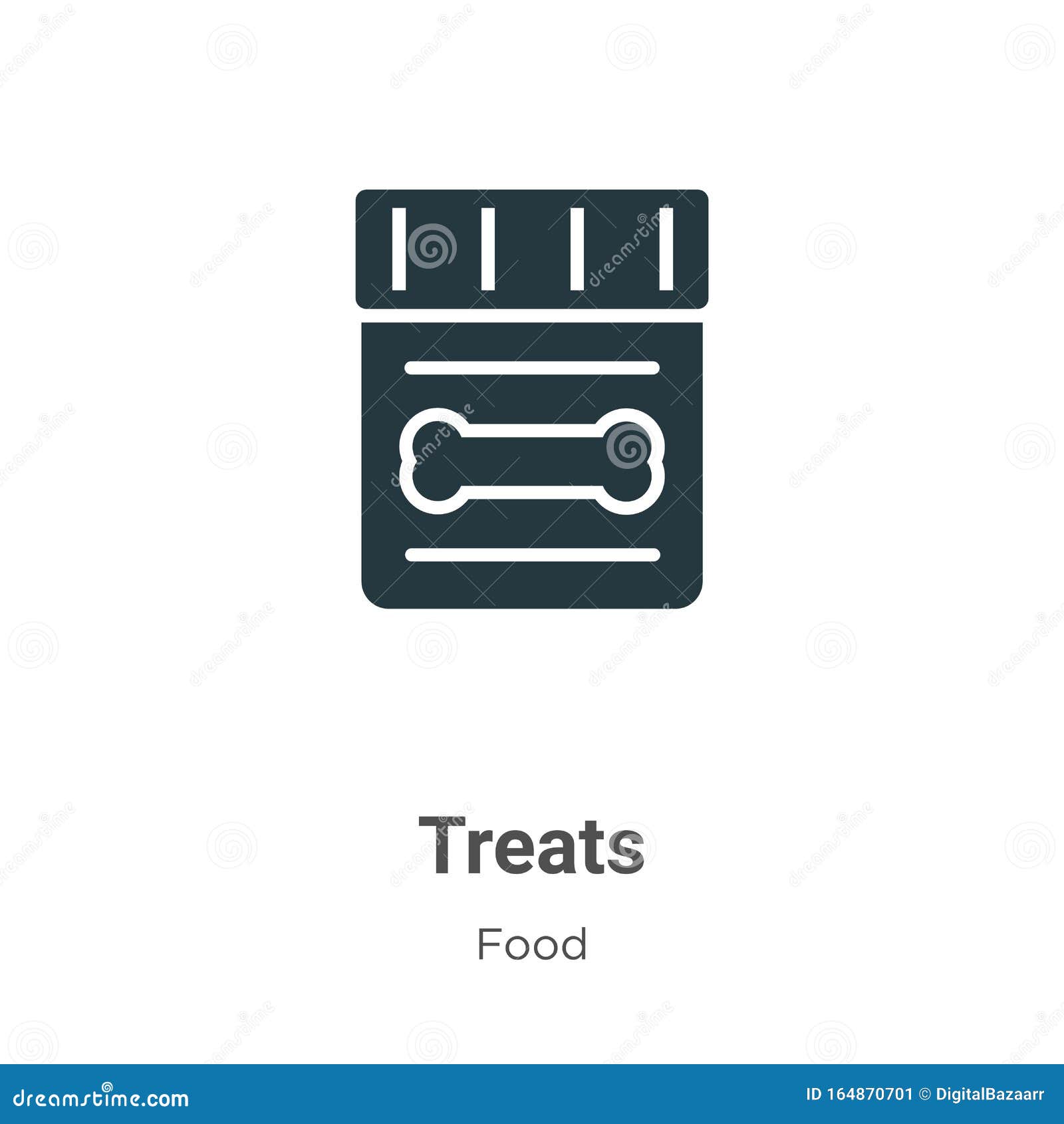 treats  icon on white background. flat  treats icon  sign from modern food collection for mobile concept and web