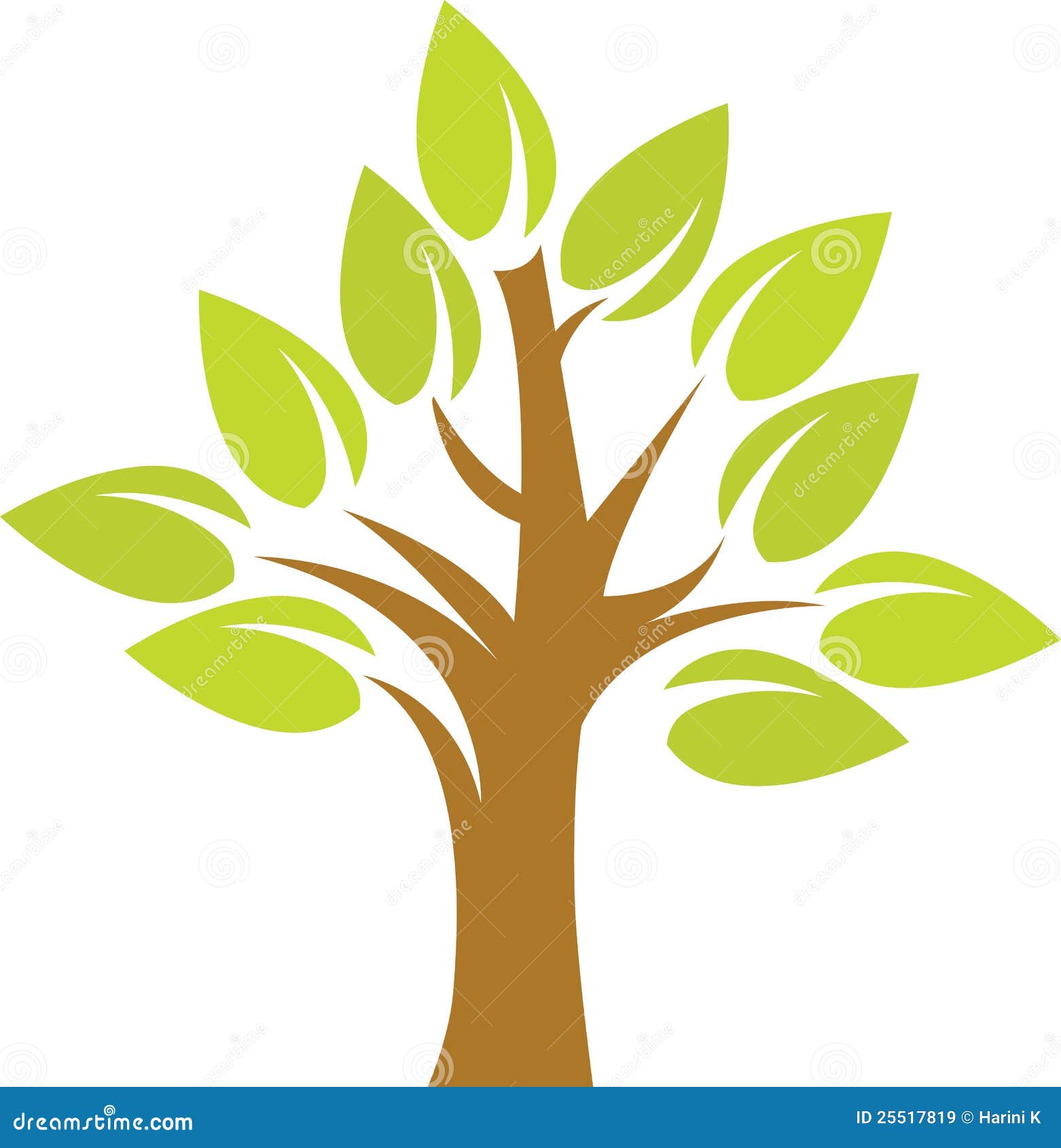 Tree stock illustration. Illustration of petal, garden - 25517819