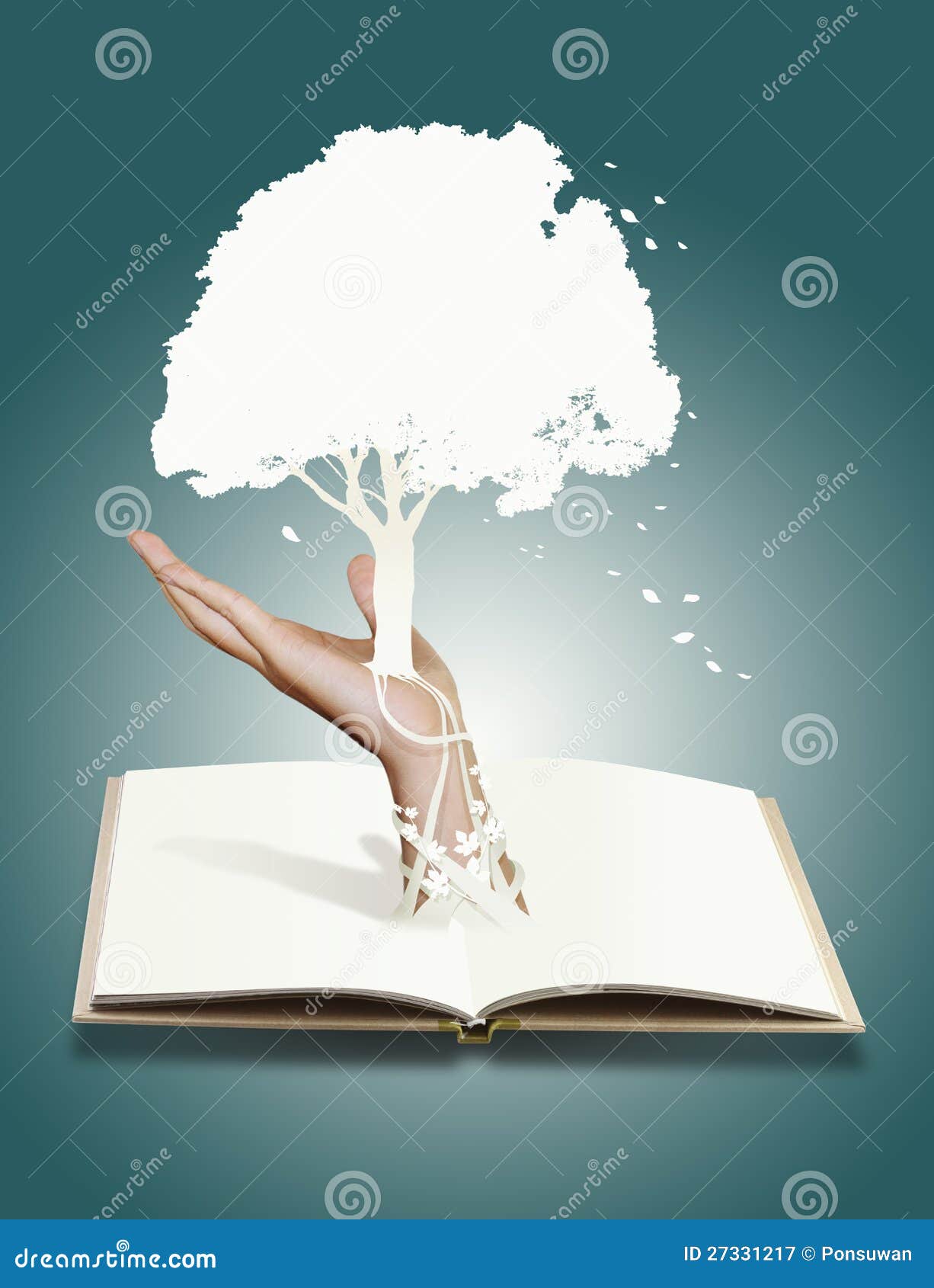 Tree of Book .save Tree Concept Stock Image - Image of object ...