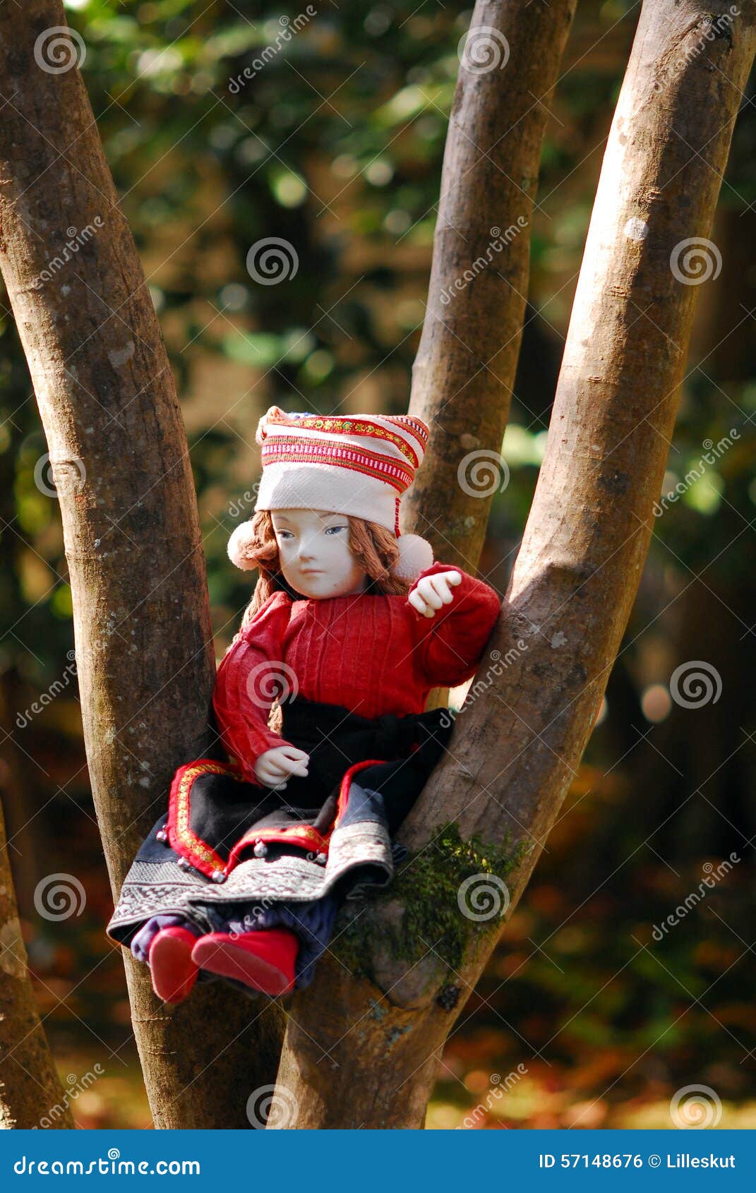 Tree doll stock photo. Image of child, fashioned, beautiful 57148676