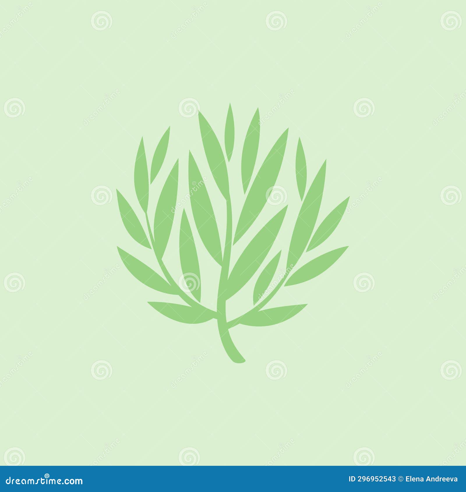 tree.  logo mark template or visual  for topiary artist or landscape architecture  studio
