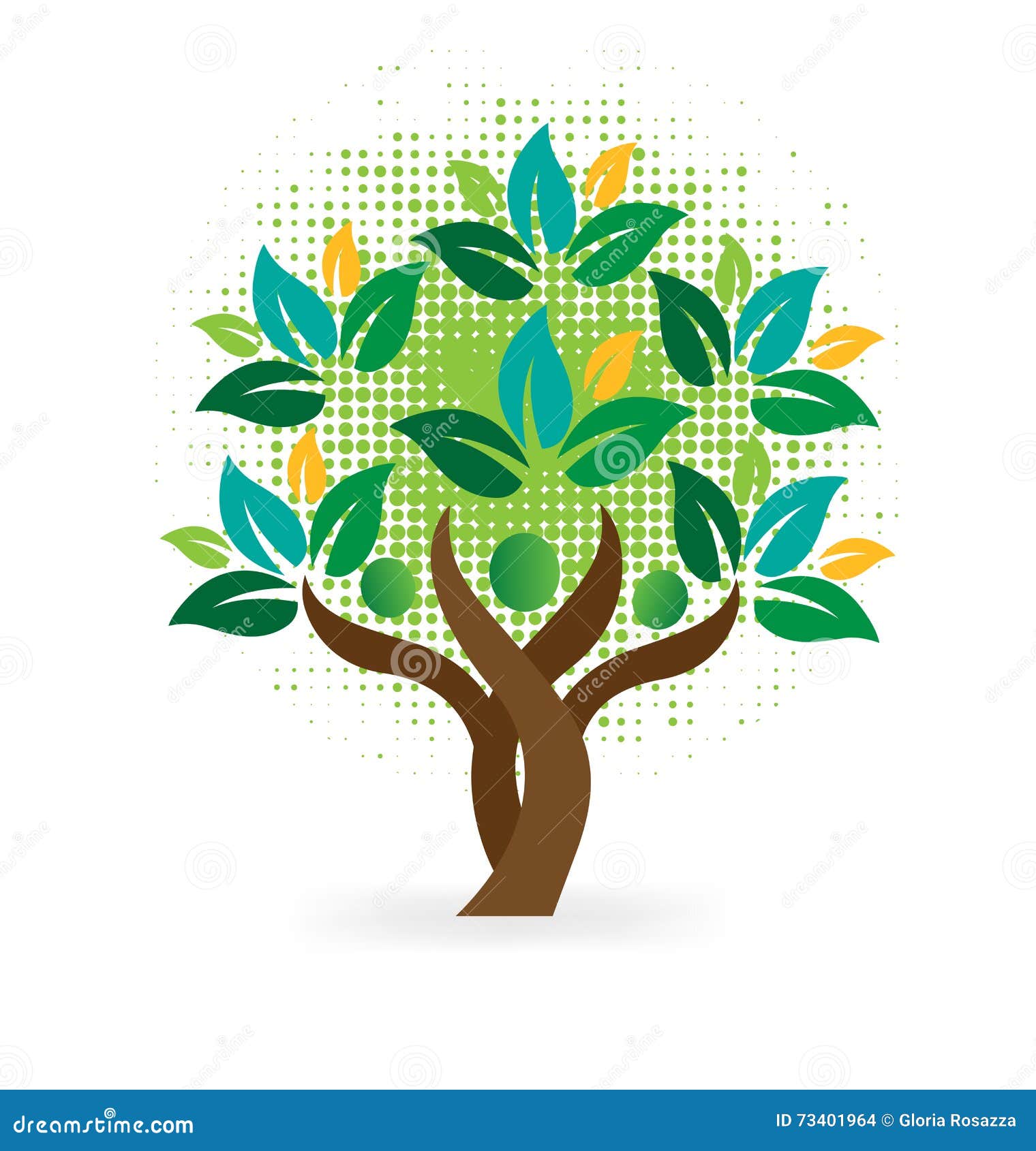 People Tree Image Logo Concept For Family Tree N Vector Illustration Cartoondealer Com 40299556 Concept Family Tree Green Ribbon