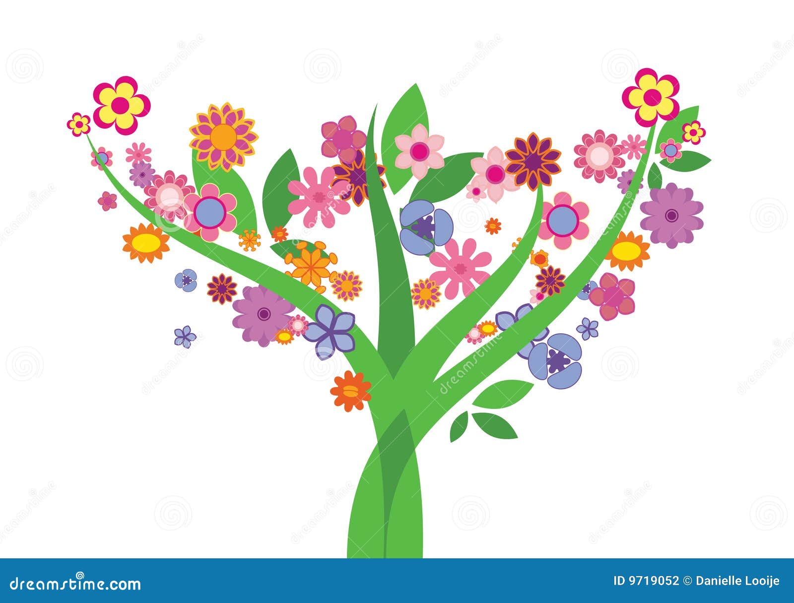 tree with flowers -  image