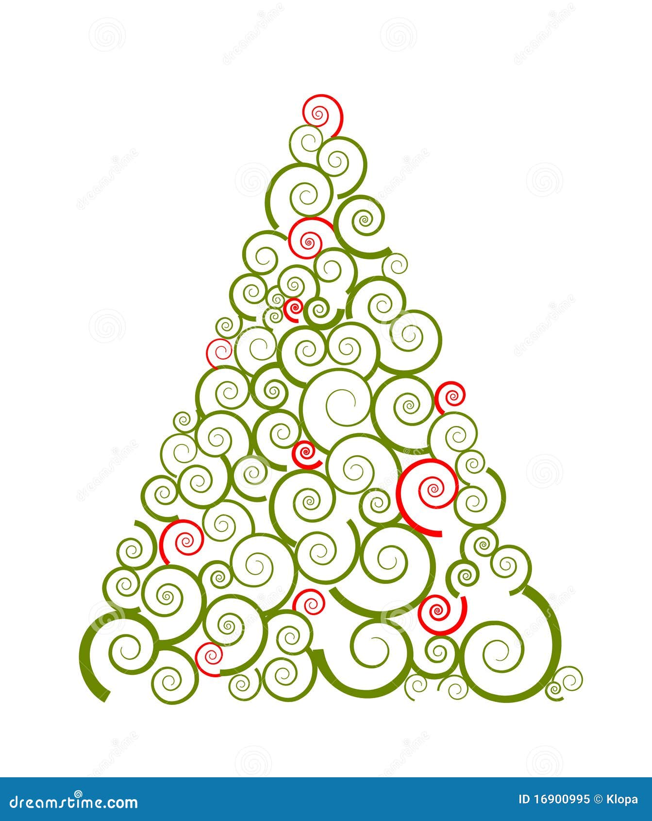 Tree för julsilhouetteswirl. Bakgrundsjulen isolerade white för silhouetteswirltree