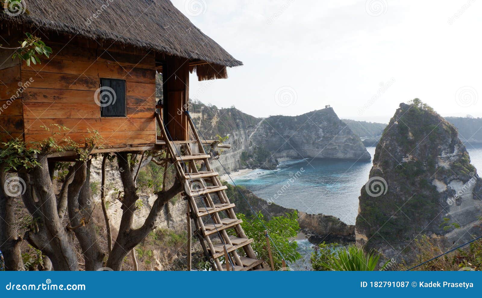  Tree House  At Nusa  Penida  Bali Stock Image Image of 